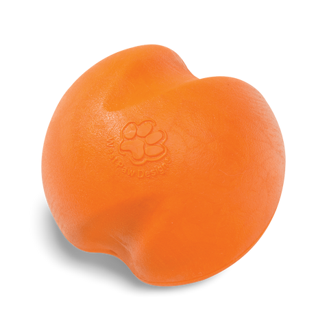 Jive Zogoflex Fetch Ball Tough Dog Toy Orange