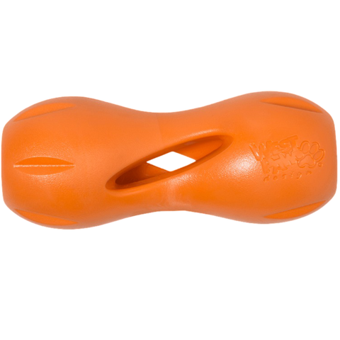 Qwizl Treat Dispensing Dog Toy Orange
