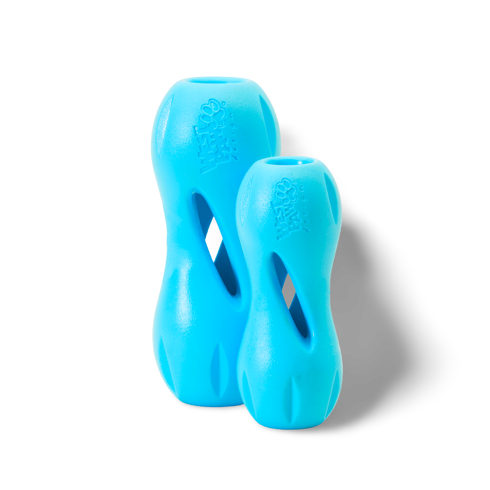 Qwizl Treat Dispensing Dog Toy Blue