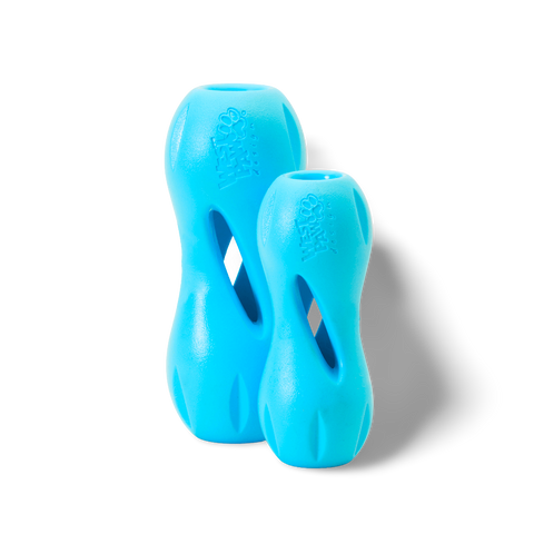 Qwizl Treat Dispensing Dog Toy Blue