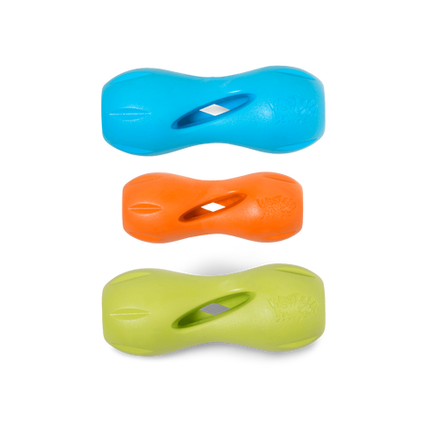 Qwizl Treat Dispensing Dog Toy Blue