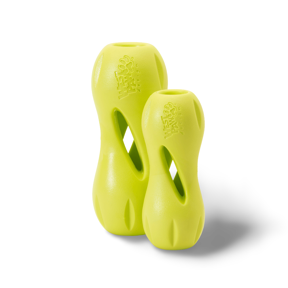 Qwizl Treat Dispensing Dog Toy Green