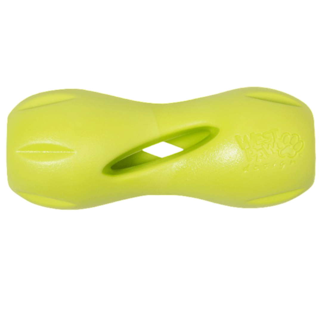 Qwizl Treat Dispensing Dog Toy Green