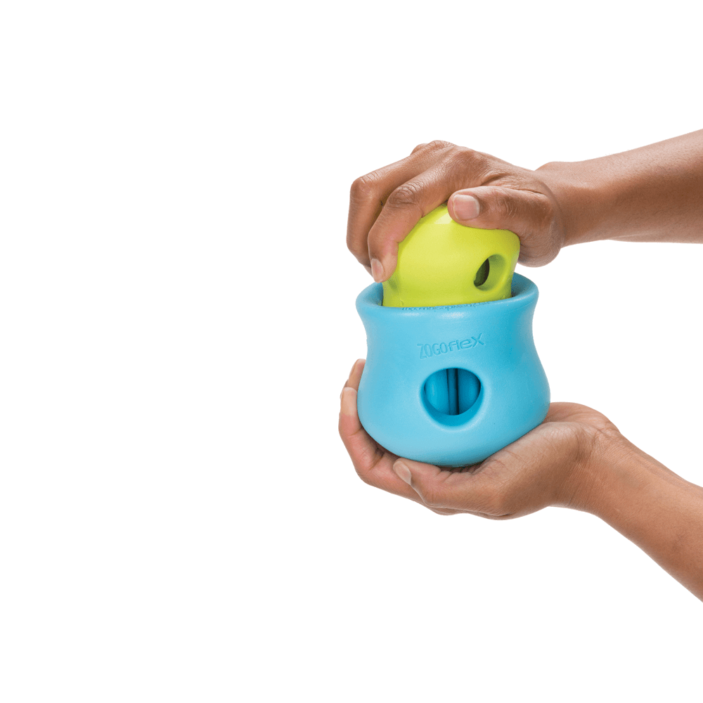 Toppl Treat Dispensing Dog Toy Blue