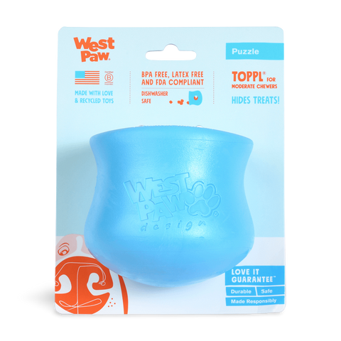 Toppl Treat Dispensing Dog Toy Blue