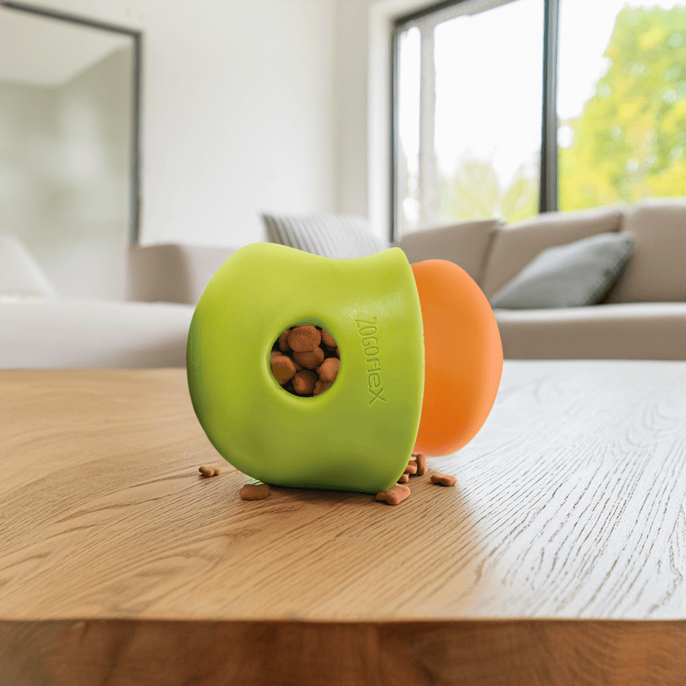 Toppl Treat Dispensing Dog Toy Green