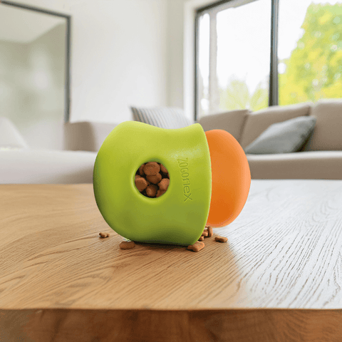 Toppl Treat Dispensing Dog Toy Green