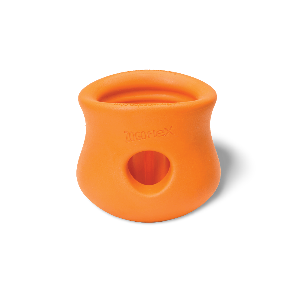 Toppl Treat Dispensing Dog Toy Orange