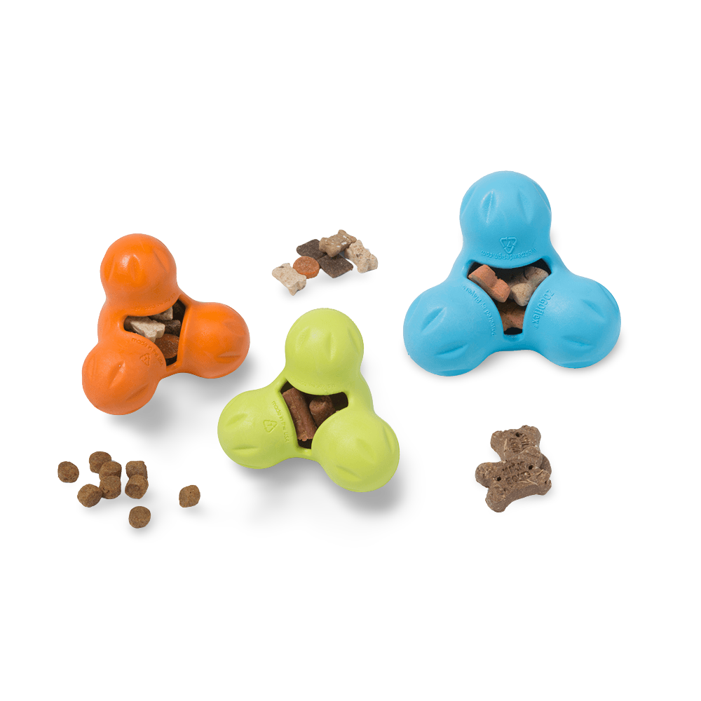 Tux Treat Dispensing Tough Dog Toy Blue