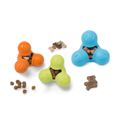 Tux Treat Dispensing Tough Dog Toy Blue