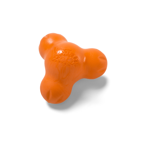 Tux Treat Dispensing Tough Dog Toy Orange