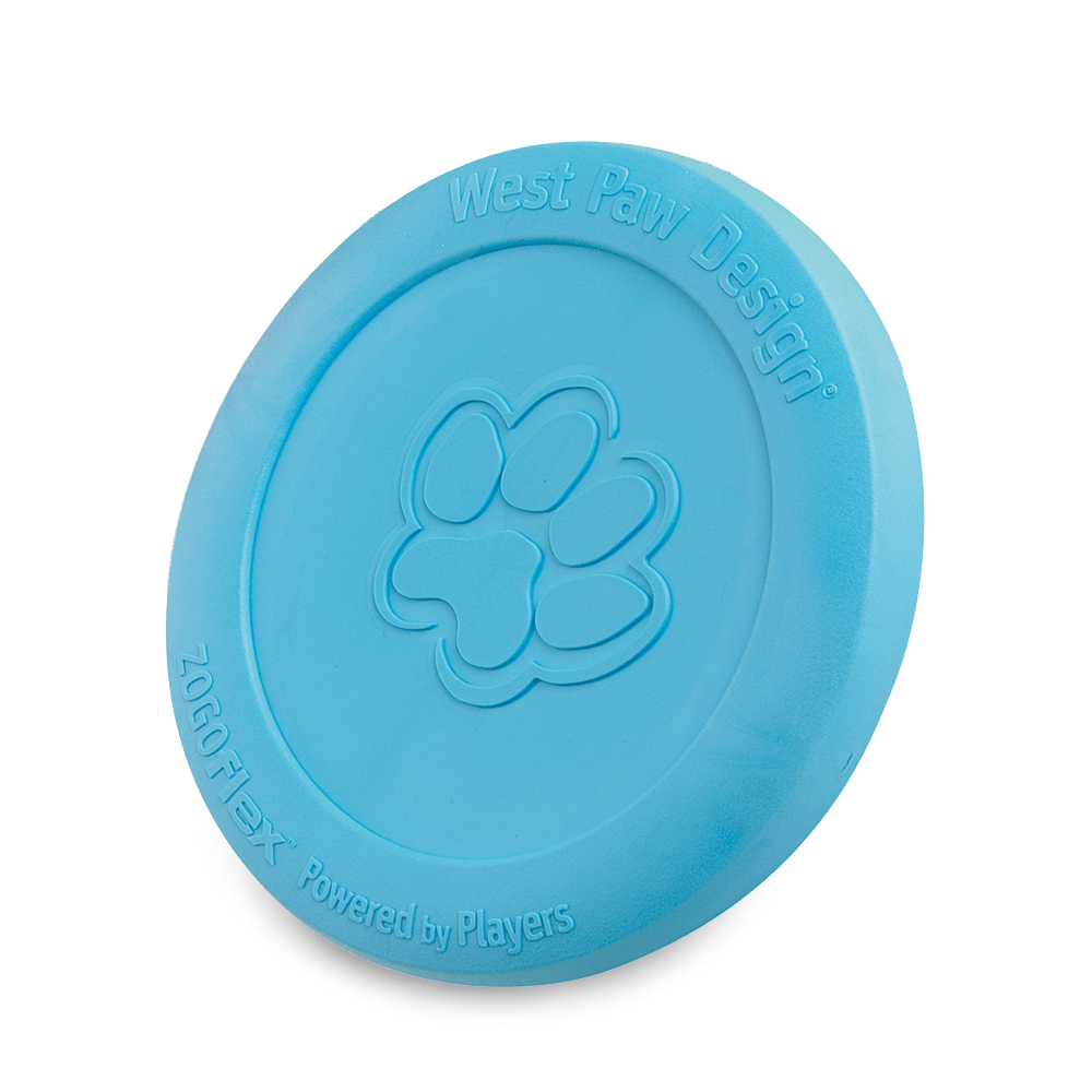 Zisc Flying Disc Fetch Dog Toy Blue