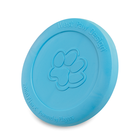 Zisc Flying Disc Fetch Dog Toy Blue