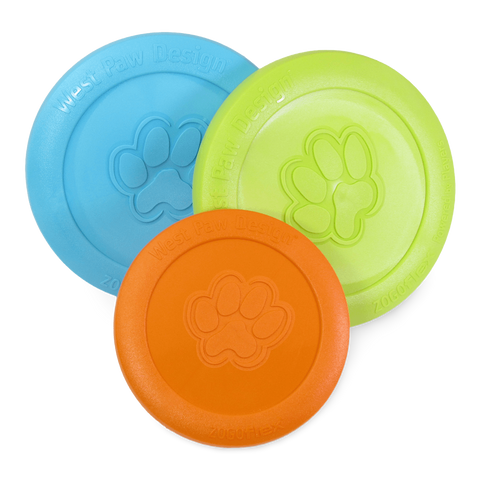 Zisc Flying Disc Fetch Dog Toy Orange