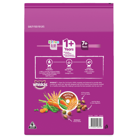 Adult 1 Plus Year Beef And Lamb Dry Cat Food