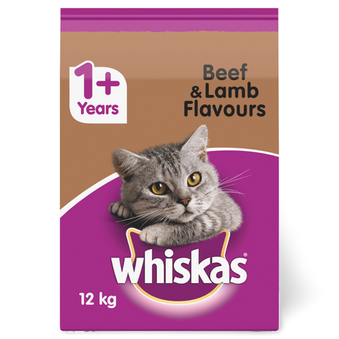 Adult 1 Plus Year Beef And Lamb Dry Cat Food