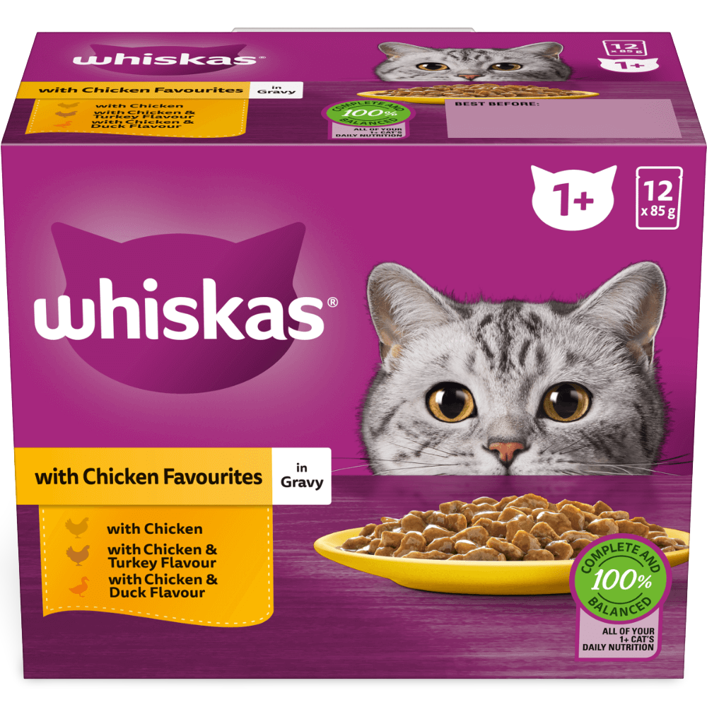 Wet Cat Food Adult Chicken Flavours Gravy