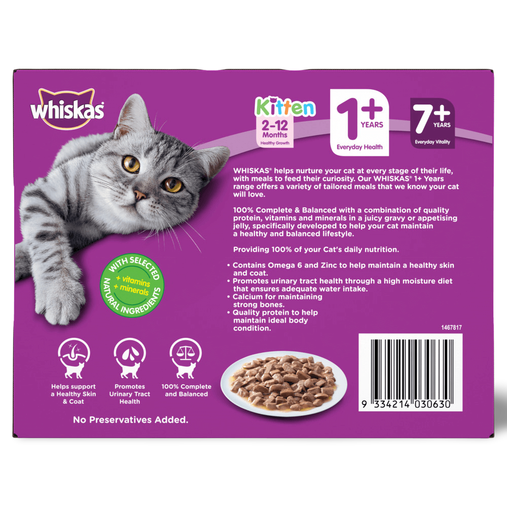 Wet Cat Food Adult Chicken Flavours Gravy