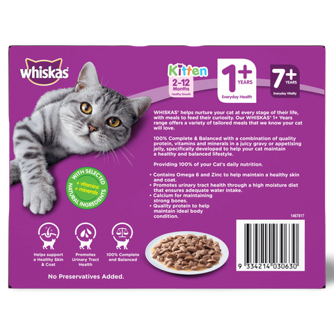 Wet Cat Food Adult Chicken Flavours Gravy