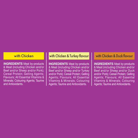 Wet Cat Food Adult Chicken Flavours Gravy