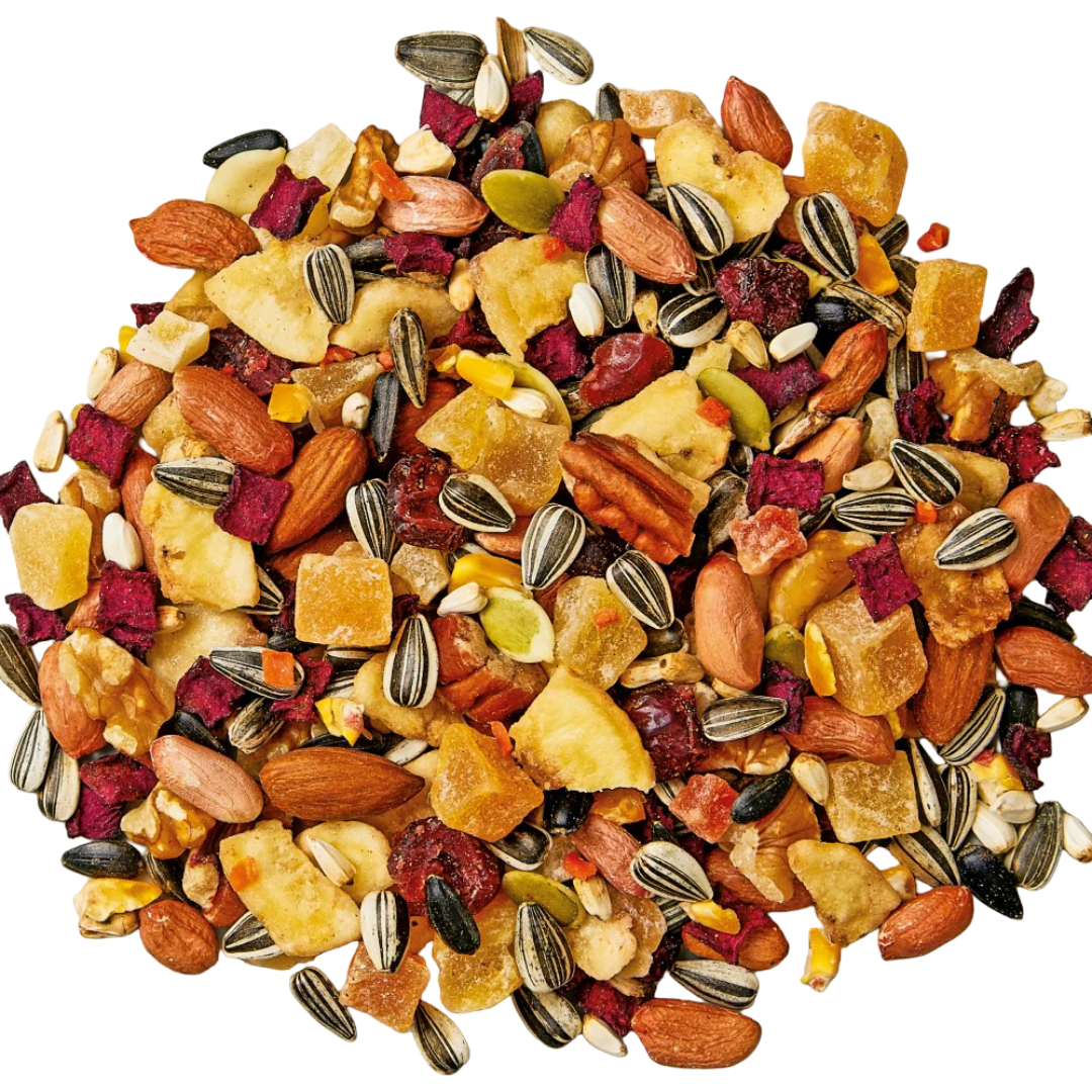 Exotic Parrot Gourmet Nut Vegetable And Fruit Blend Food