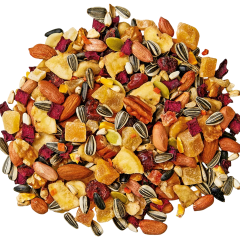 Exotic Parrot Gourmet Nut Vegetable And Fruit Blend Food