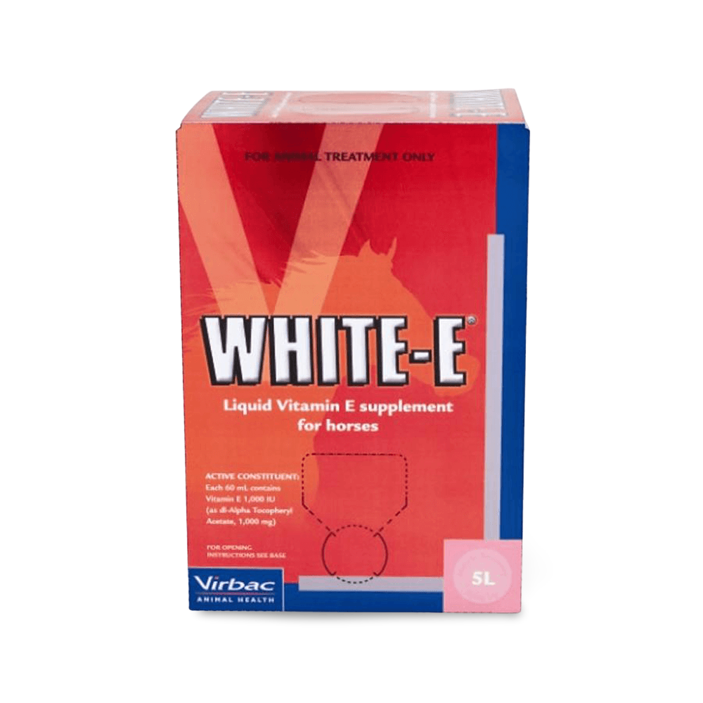 White E Liquid Horse Supplement