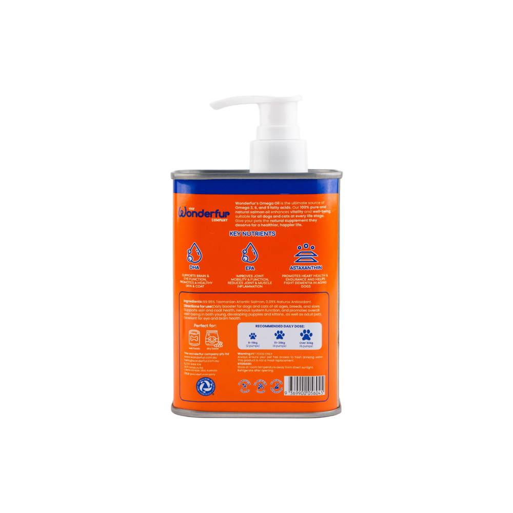 Tasmanian Atlantic Salmon Super Omega Oil For Dogs & Cats