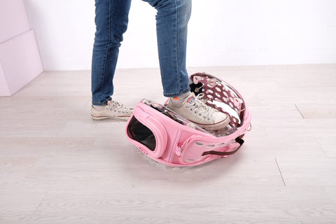 Ibiyaya Valentine Transparent Hardcase Portable Carrier, Design for Travel, Outdoor Use