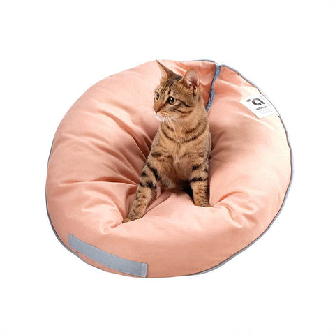 Ibiyaya Snuggler Soft Plush Nook Pet Bed- Super Comfortable