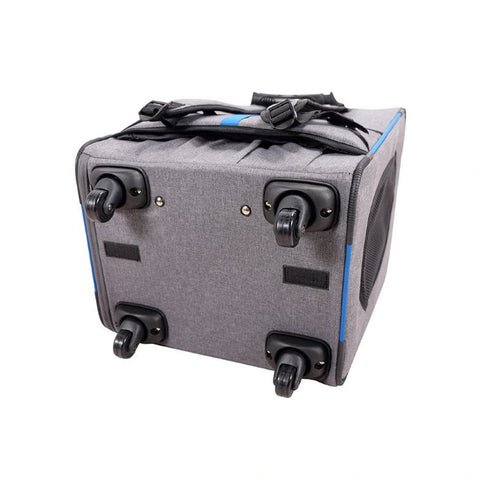 Ibiyaya Wheeled Backpack Parallel Transport Pet Trolley
