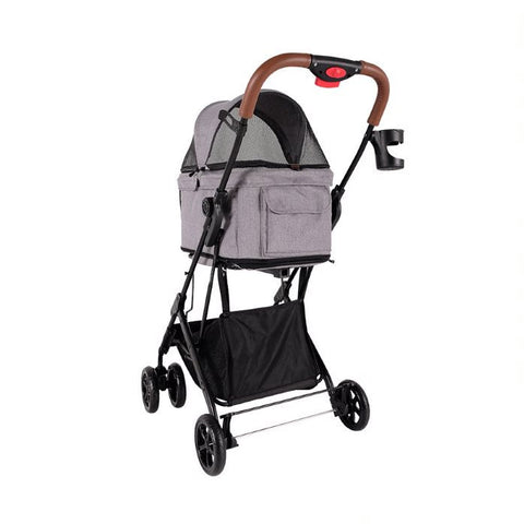 Ibiyaya Travois Tri-Fold 3-in-1 Pet Stroller Car Seater Carrier