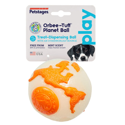 Planet Dog Orbee-Tuff Planet Ball Treat-Dispensing Dog Toy