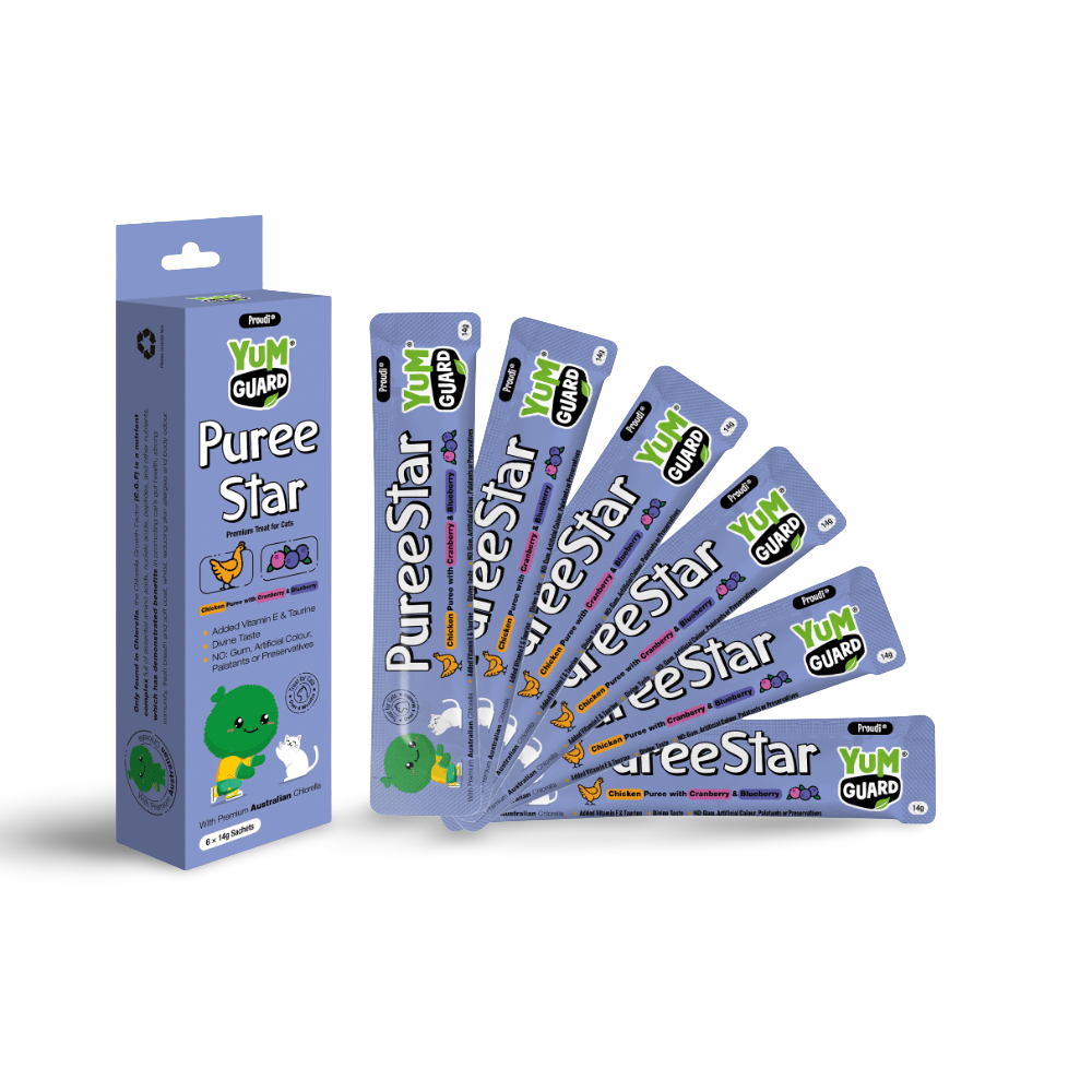 Puree Star Chicken Cranberry And Blueberry Cat Treat