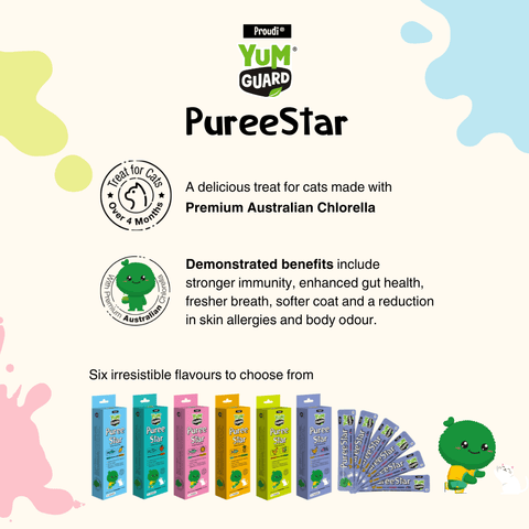 Puree Star Tuna And Pumpkin Cat Treat