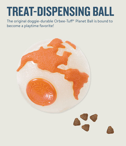 Planet Dog Orbee-Tuff Planet Ball Treat-Dispensing Dog Toy