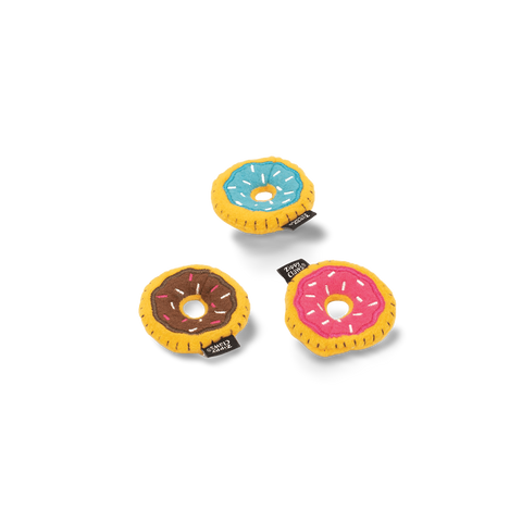 Mini Donutz 3 Pack Cat Toy