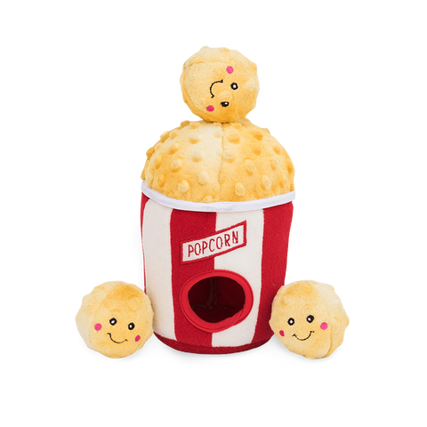 Burrow Popcorn Bucket Interactive Soft Dog Toy