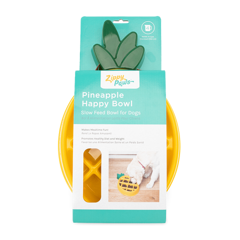 Happy Bowl Slow Feeder Pineapple