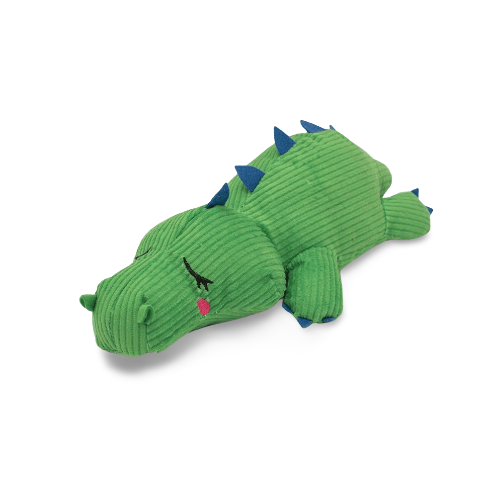 Snooziez Alligator Shhhqueaker Dog Toy