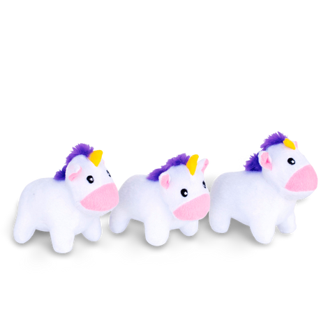 Unicorn Rainbow Burrow Soft Dog Toy