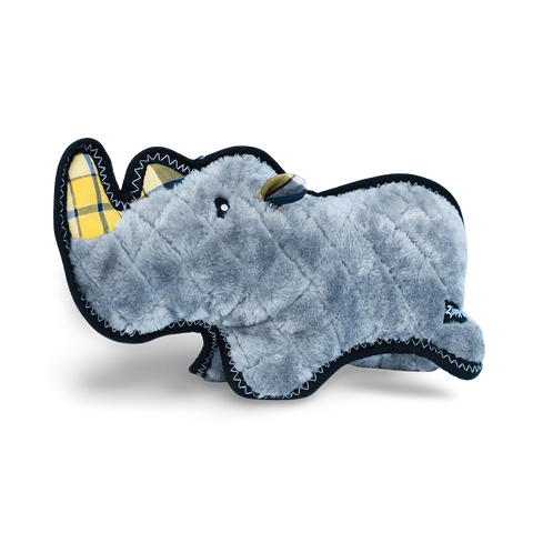 Z Stitch Grunterz Ronny The Black Rhino Durable Dog Toy