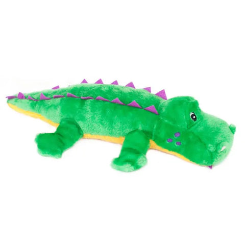 Zippy Paws Dog Toys Plush Grunterz - Alvin the Alligator