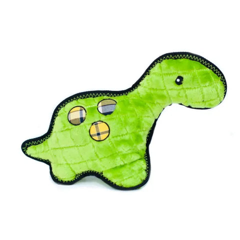 Zippy Paws Dog Toys Plush Grunterz Z-Stitch - Donny Dinosaur
