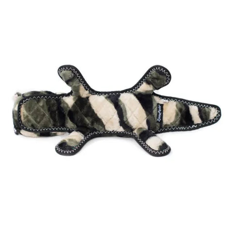 Zippy Paws Dog Toys Plush Grunterz Z-Stitch - Cameron the Camo Gator